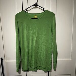 WonderWink Green Underscrub Top | Size M